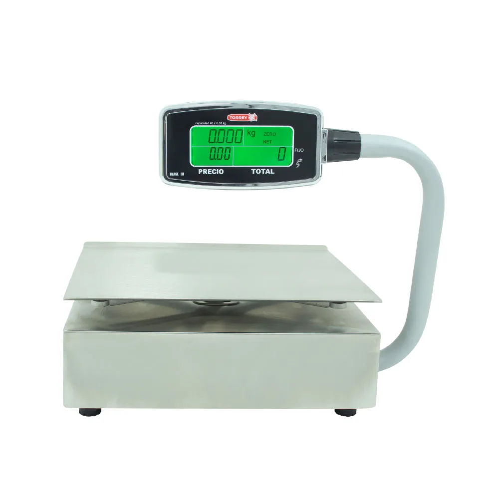 Balanza Comercial Torrey PCR – 40T de 40 Kilos