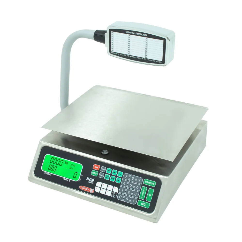 Balanza Comercial Torrey PCR – 40T de 40 Kilos