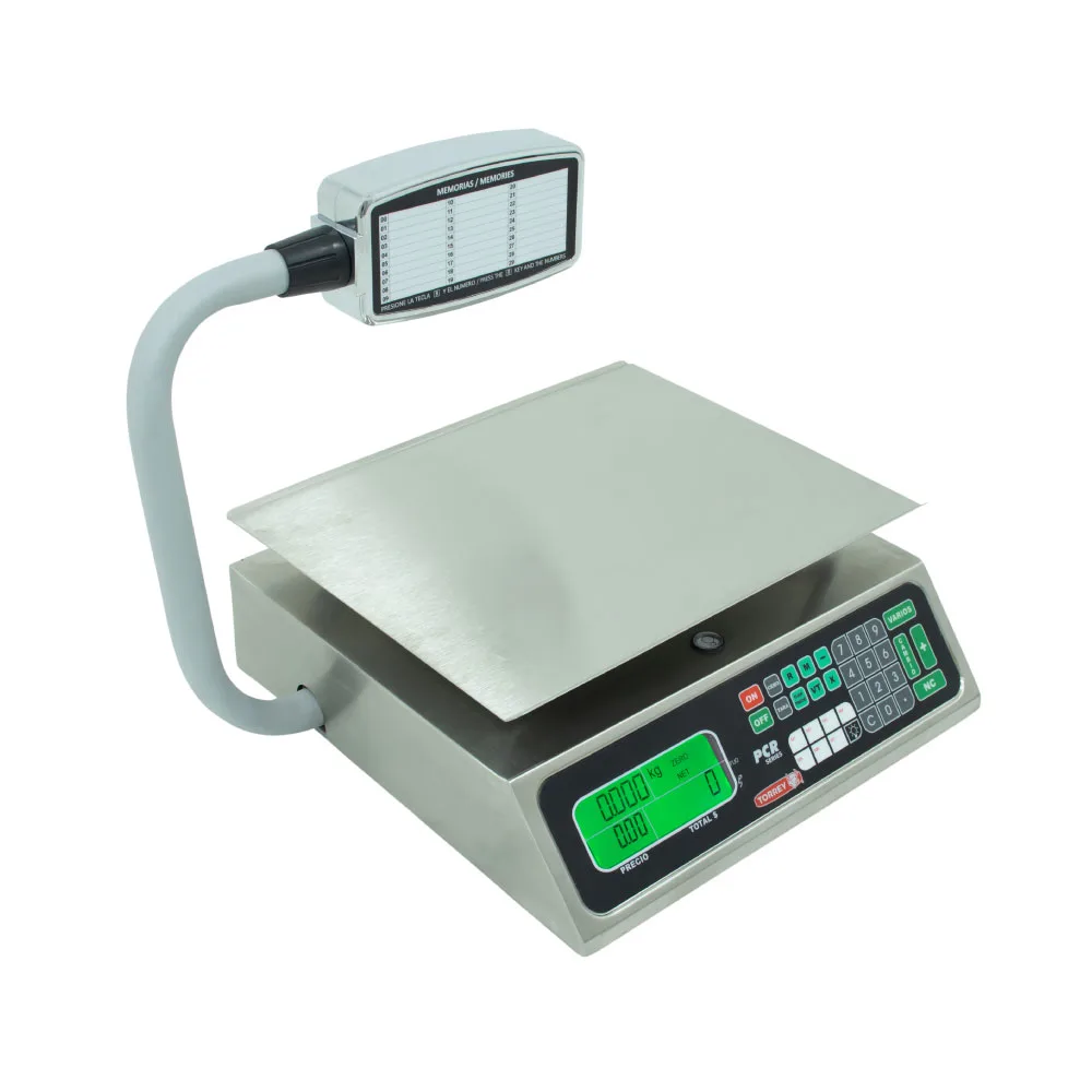 Balanza Comercial Torrey PCR – 40T de 40 Kilos