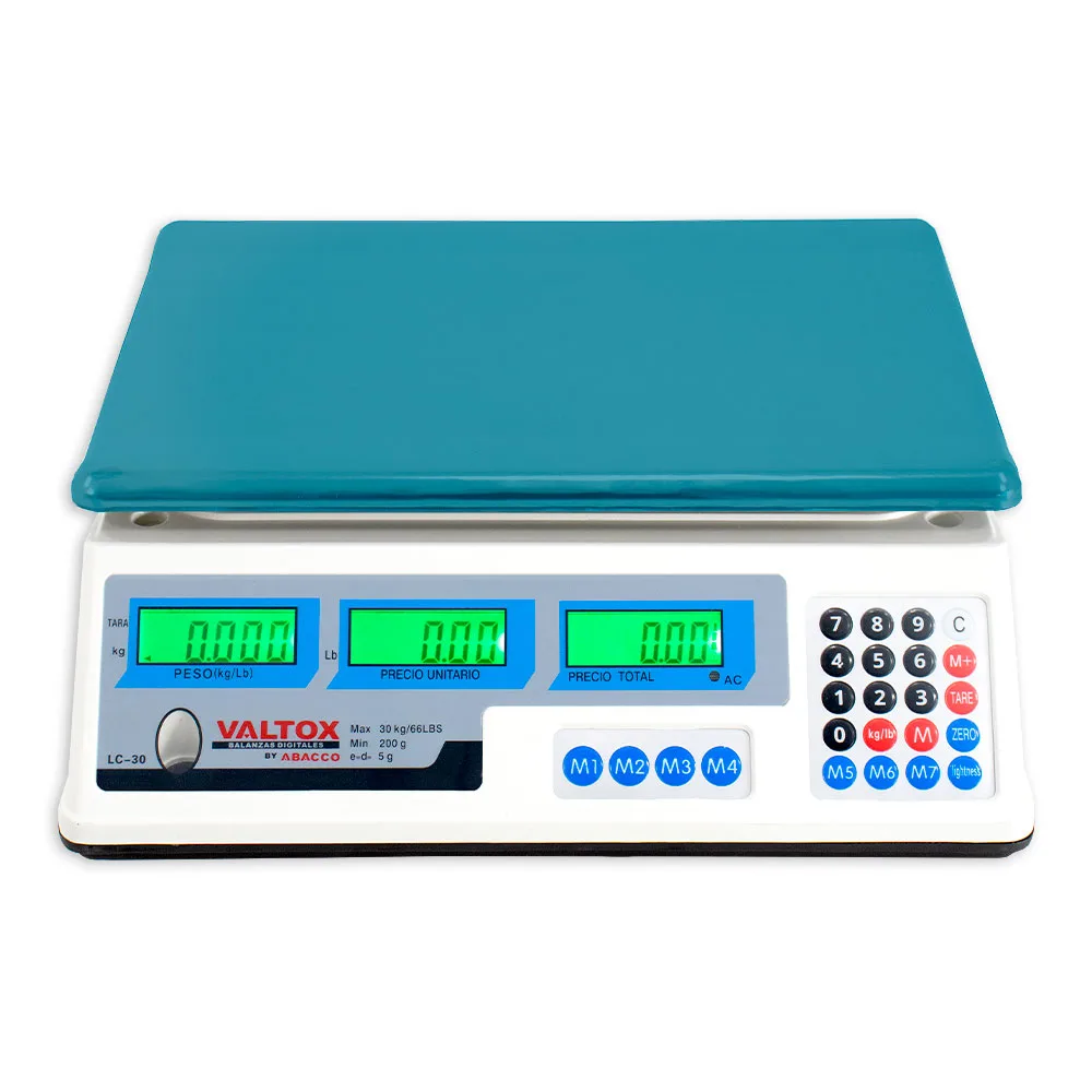 Balanza Comercial Valtox LC30 30 kilos