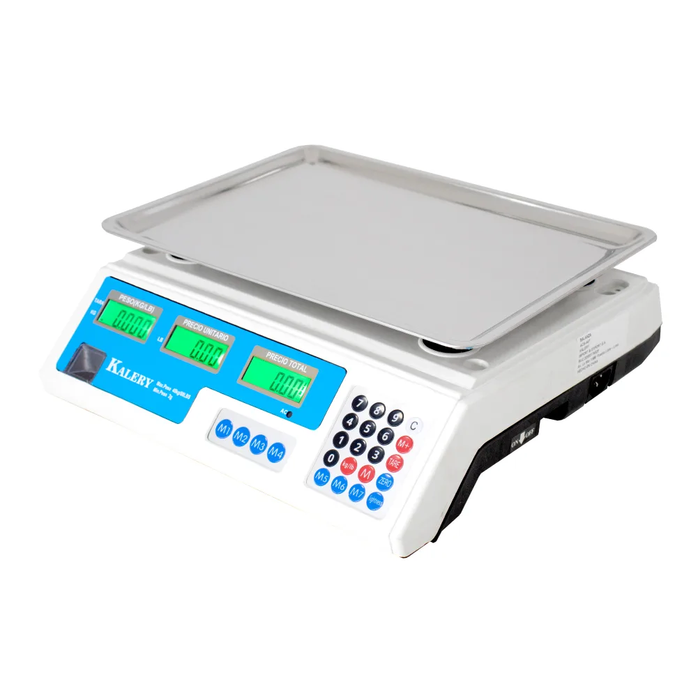 Balanza Comercial Kalery ACS-A4T de 40 Kilos