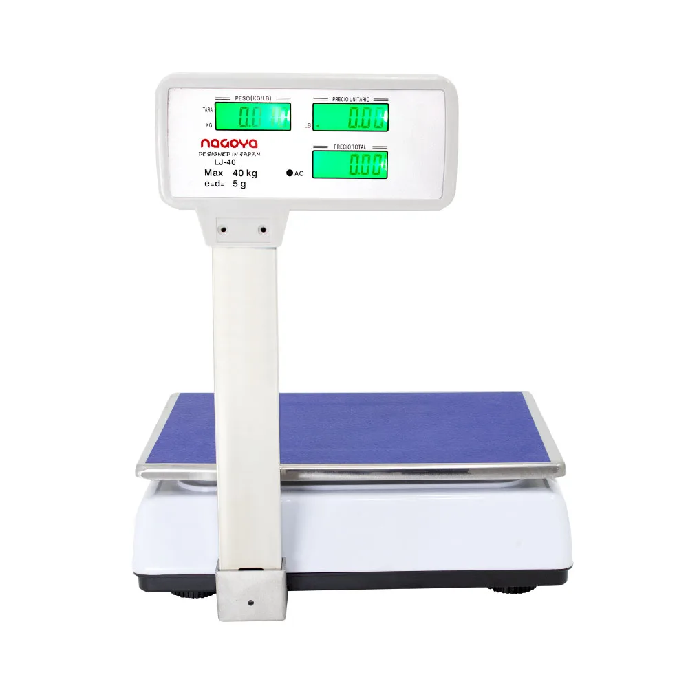 Balanza Comercial Nagoya LJ-40 de 40 Kilos