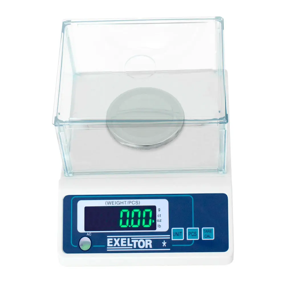 Balanza Precisión Exeltor WEIGHT/PCS de 500 Gramos